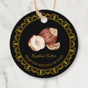 Vintage Homemade Hazelnut Butter Hang Tag