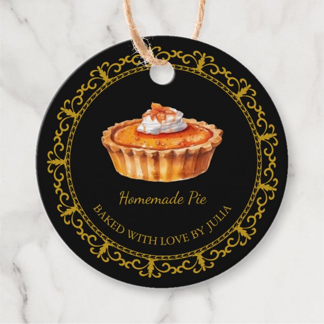Vintage Homemade Pie Hang Tag (Front)