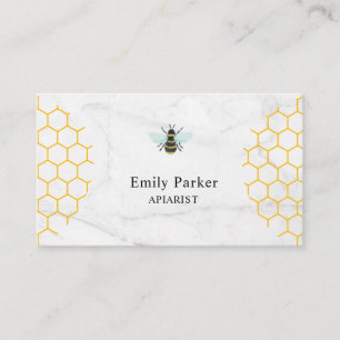 Vintage Honey Bee Farm Business Card