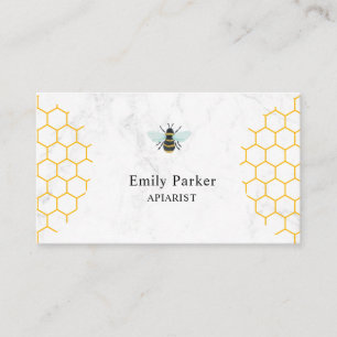 Vintage Honey Bee Farm Business Card
