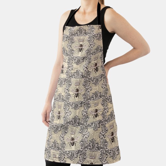 Vintage Honey Bee Series Design 17 Apron (Insitu)