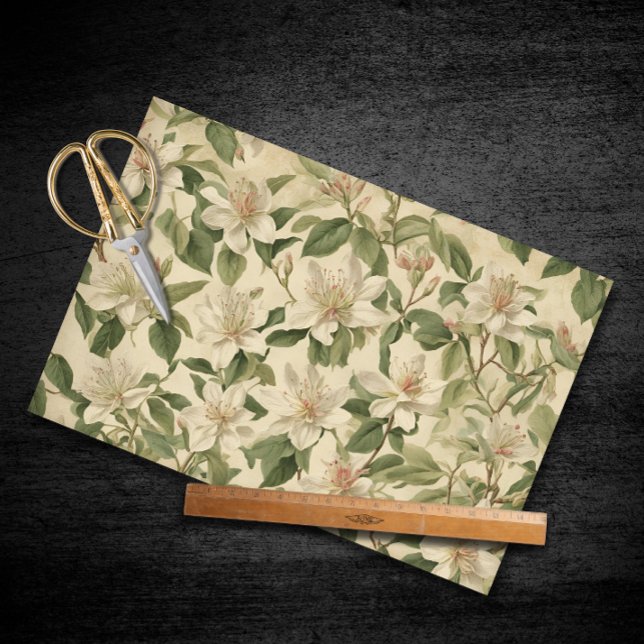 Vintage Honeysuckle Decoupage Tissue Paper (Creator Uploaded)