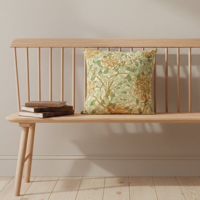 Vintage Honeysuckle Flowers Cushion (Creator Uploaded)