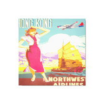 Vintage Hong Kong – Northwest Airlines 