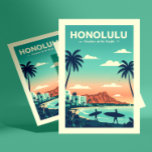 Vintage Honolulu Hawaii  Postcard<br><div class="desc">Vintage Honolulu Hawaii</div>