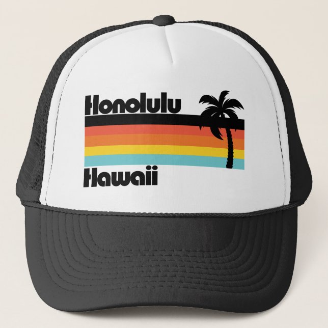 Vintage Honolulu Hawaii Trucker Hat (Front)