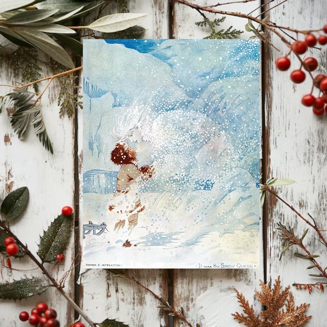 Vintage Honour C.  Appleton The Snow Queen Postcard (Creator Uploaded)