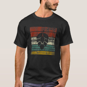 Vintage Hop Leaf Home Brewers Lovers of Hoppy Beer T-Shirt