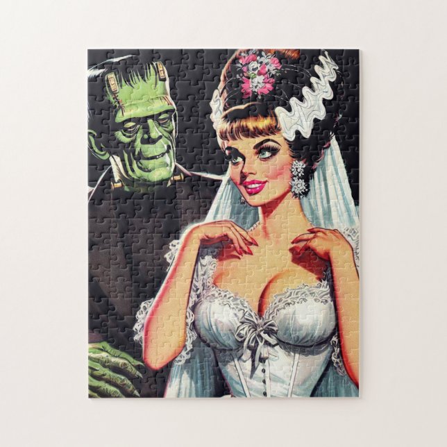 Vintage Horror Bride Jigsaw Puzzle (Vertical)