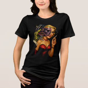 Vintage Horror Comic Art Women's Shirt