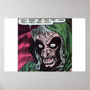 Vintage horror comics   Scary vintage comics 40s Poster