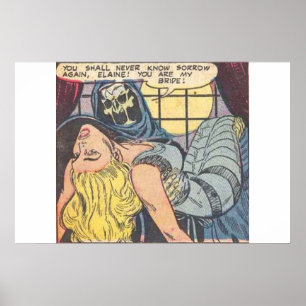 Vintage horror comics   Scary vintage comics 50s Poster