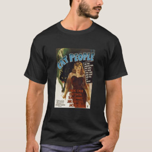 Vintage Horror Movie Cat People T-Shirt