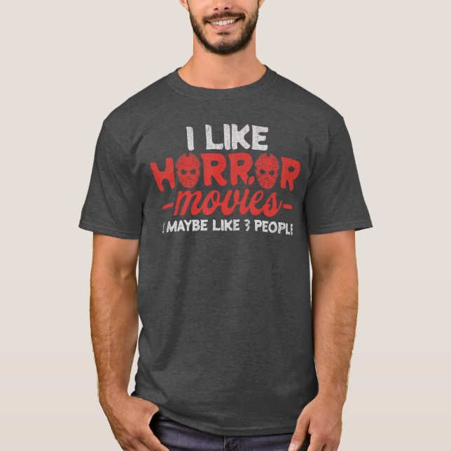 Vintage Horror Movie funny T-Shirt (Front)