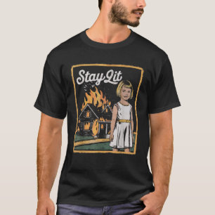 Vintage Horror Movie Lover Retro Halloween Stay Li T-Shirt