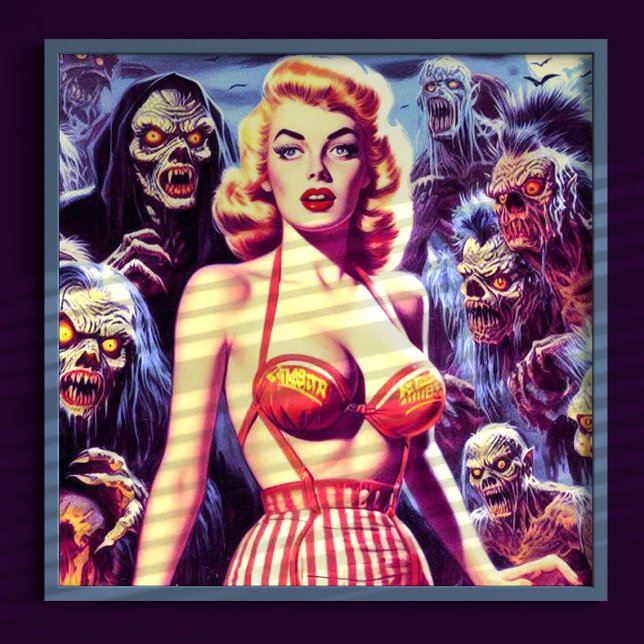 Vintage Horror Woman Poster (Creator Uploaded)