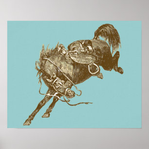 Vintage Horse Art Poster