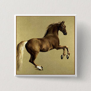 Vintage Horse Art: Whistlejacket 15 Cm Square Badge