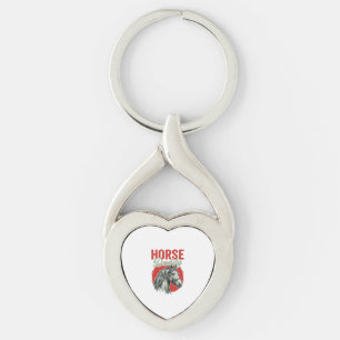 Vintage Horse Daddy Engraving Key Ring