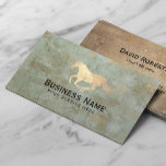 Vintage Horse Equestrian Horseback Riding Equine Business Card<br><div class="desc">Vintage Gold Horse Equestrian Horseback Riding Equine Business Cards.</div>