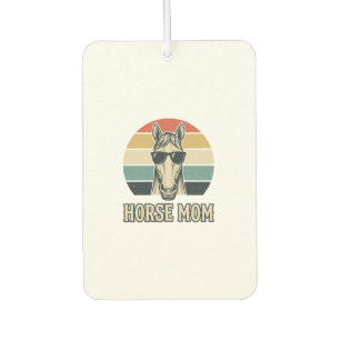 Vintage Horse Mum Engraving Sunglasses Design Car Air Freshener