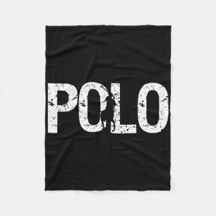 Vintage Horse Polo Gifts For Polo Players Horsebac Fleece Blanket