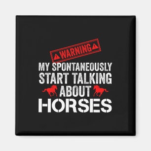 Vintage Horse Racing Magnet