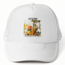 vintage horse wearing cowboy hat