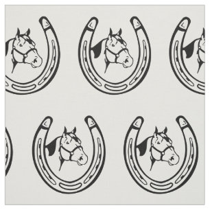 Vintage Horseshoe Fabric