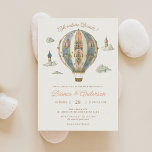 Vintage Hot Air Balloon Baby Shower Invitation 2<br><div class="desc">Elevate your baby shower celebration with our charming Vintage Hot Air Balloon Baby Shower Invitation! Featuring whimsical children's book-style illustrations, this invitation brings a touch of nostalgia and magic to your special event. Key Features: Whimsical Illustrations: Delight your guests with beautifully crafted hot air balloon illustrations inspired by classic children's...</div>