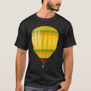 Vintage Hot Air Balloon Design Ballooning Men Wome T-Shirt