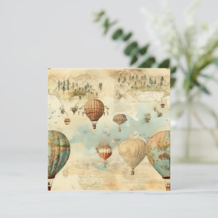 Vintage Hot Air Balloon in a Serene Landscape (11)