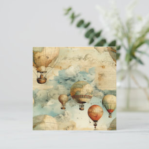 Vintage Hot Air Balloon in a Serene Landscape (6)