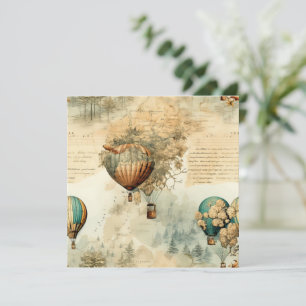 Vintage Hot Air Balloon in a Serene Landscape (8)