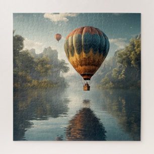 Vintage Hot Air Balloon Jigsaw Puzzle