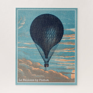 Vintage Hot Air Balloon Sky Le Balloon Pichot Jigsaw Puzzle