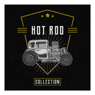 Vintage Hot Rod     Photo Print