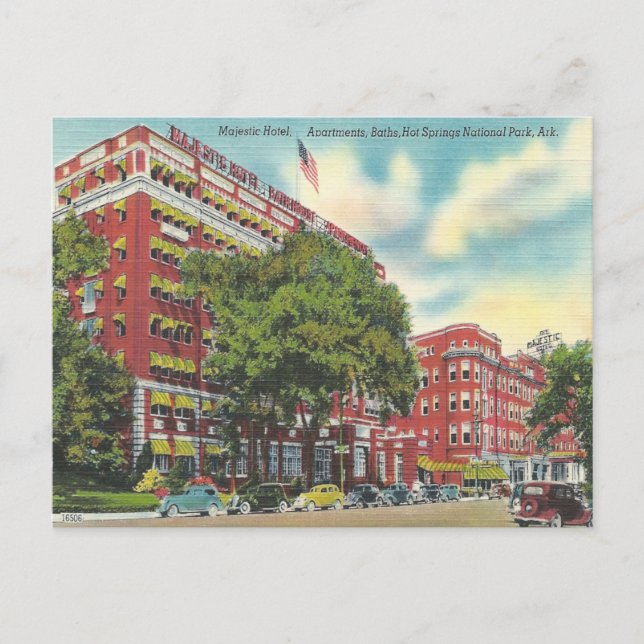 Vintage Hot Springs Arkansas Postcard (Front)