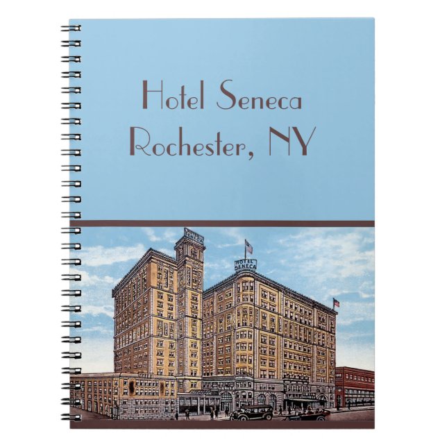 Vintage Hotel Seneca Notebook (Front)