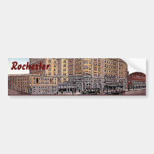 Vintage Hotel Seneca Rochester NY Bumper Sticker