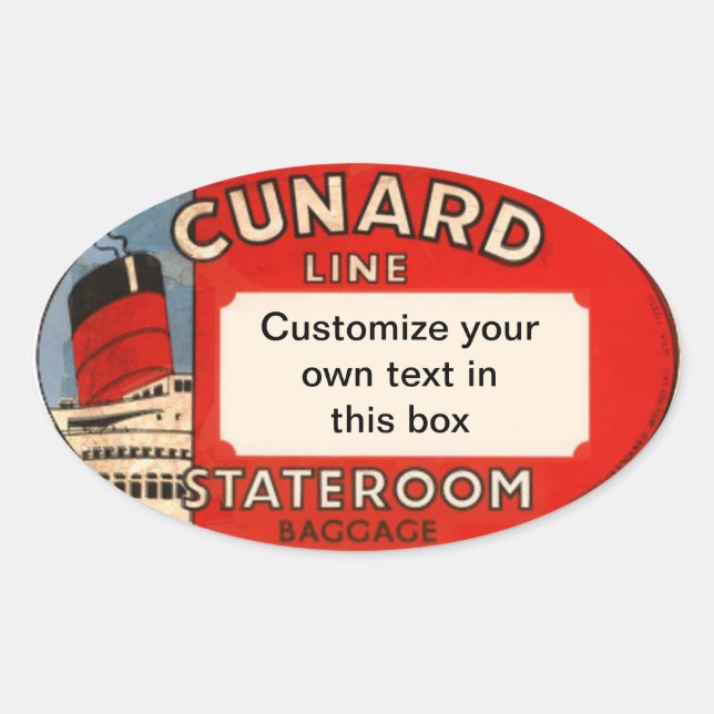 Vintage Hotel & Travel Sticker (Front)