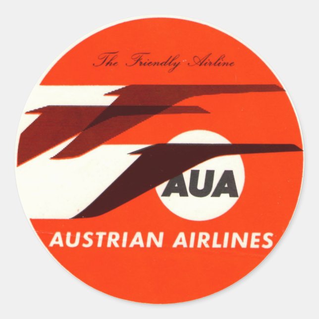 Vintage Hotel & Travel Sticker (Front)