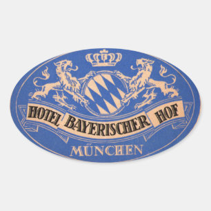 Vintage Hotel & Travel Sticker