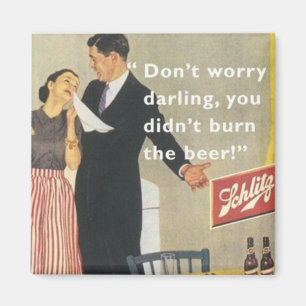 vintage housewife magnet