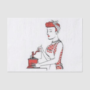 Vintage Housewife Tissue Paper