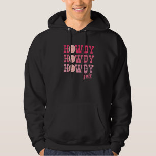 Vintage Howdy Y'all Rodeo Western Country Southern Hoodie