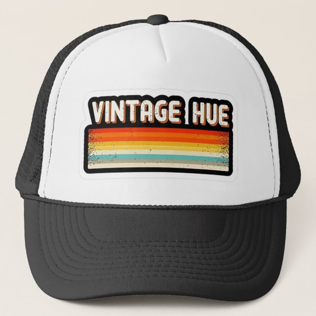 Vintage Hue Trucker Hat (Front)