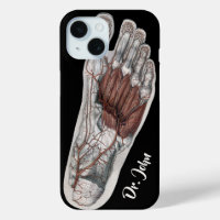Vintage Human Anatomy Footprint Podiatry Foot