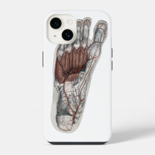 Vintage Human Anatomy Footprint Podiatry Foot iPhone Case