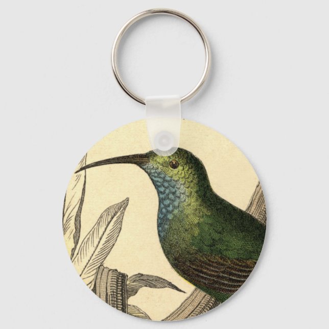 Vintage Hummingbird Keychain (Front)